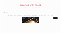 Desktop Screenshot of anaffairwithcolor.com